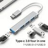 USB C HUB 3.0 Type C удлинитель 4 порта разветвитель адаптер OTG док-станция для телефона Macbook Pro 13 15 Air ПК ноутбук компьютер концентратор