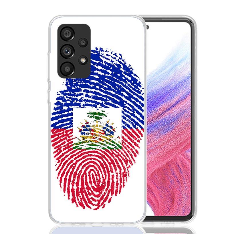 Haiti Haitian Flag Phone Case for Samsung Galaxy A17 A16 A15 A14 A13 A57 A56 A55 A54 A53 A37 A36 A35 A34 A33 A26 A25 A24 A23 Gal
