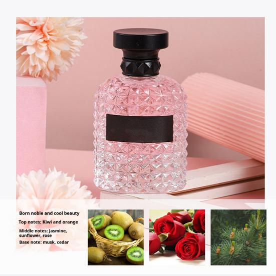 50ML Women Perfume Natural Floral Fruity Woody Long-lasting Fragrance Soothing Scent Neck Wrist Hair Body Liquid Perfume Spray