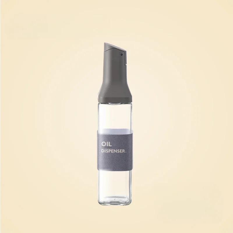 Премиальная стеклянная бутылка для масла, герметичный кухонный контейнер для хранения оливкового масла, соевого соуса, жидкости, дизайн без капель