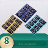 8Pcs/Set Different Pattern Metal Wire Puzzle Interesting IQ Mind Brain Teaser for Educational Toys