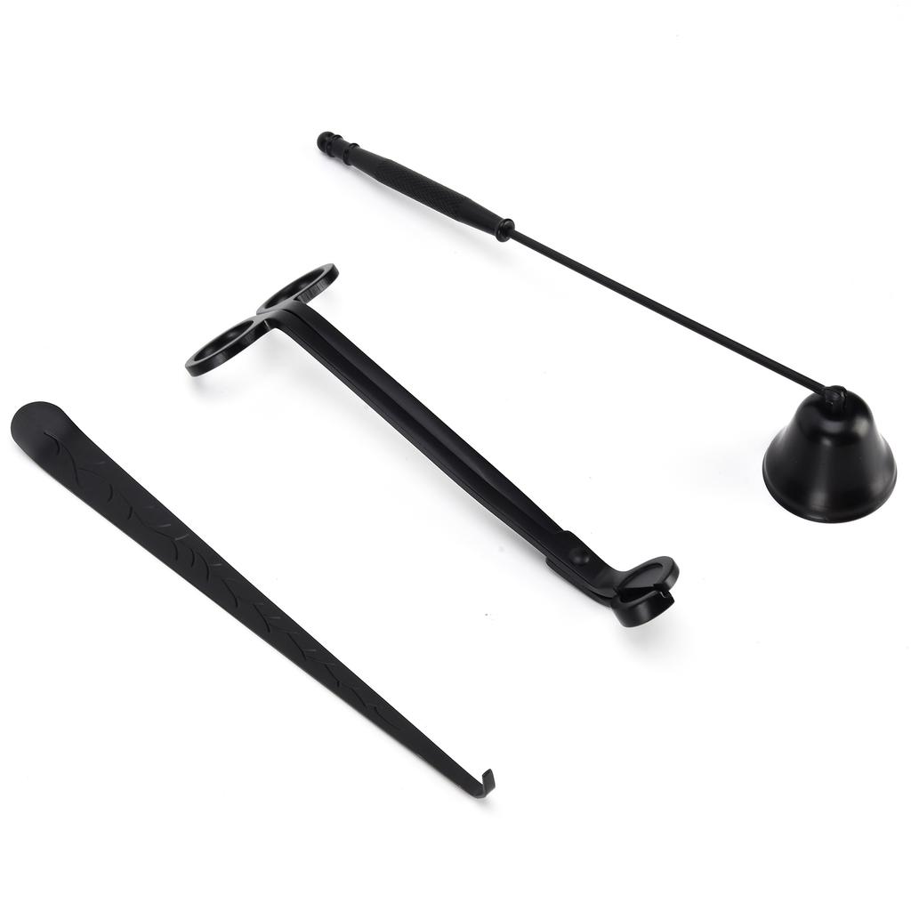 3PCS Candle Accessory Set Candle Wick Trimmer Cutter Snuffer Extinguisher Wick Dipper Gift