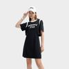 New FILA ORIGINALE Short Sleeved Dress Women's Jet Black F11W429308FBK