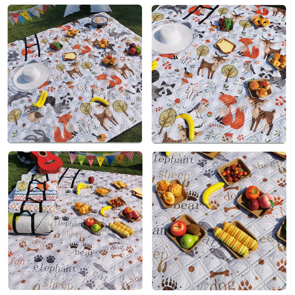 Ткань Оксфорд с различными узорами Легкая и удобная ткань для пикника Коврик для кемпинга Коврик для пляжа на открытом воздухе