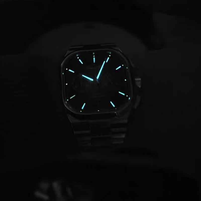 Тактические часы-лягушка для мужчин, 40 мм, VK64, хронограф, кварцевый механизм, сапфир C3, супер светящиеся, 100 м, водонепроницаемые, роскошные мужские часы