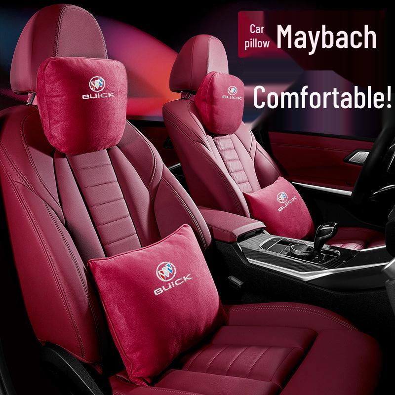 Buick Car Headrest & Lumbar Support Pillow: Regal, GL8, Excelle, LaCrosse