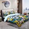 3 шт. Стеклянный Расписной 67 Элементов Напечатанный Без Наполнителя Комплект Пододеяльников Разные Размеры Спальня Постельное Белье Праздничное Украшение Машинная Стирка