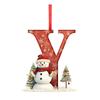 2D 26 Letter  Christmas Ornaments Acrylic Flat Christmas Tree Home Decorations Ornaments