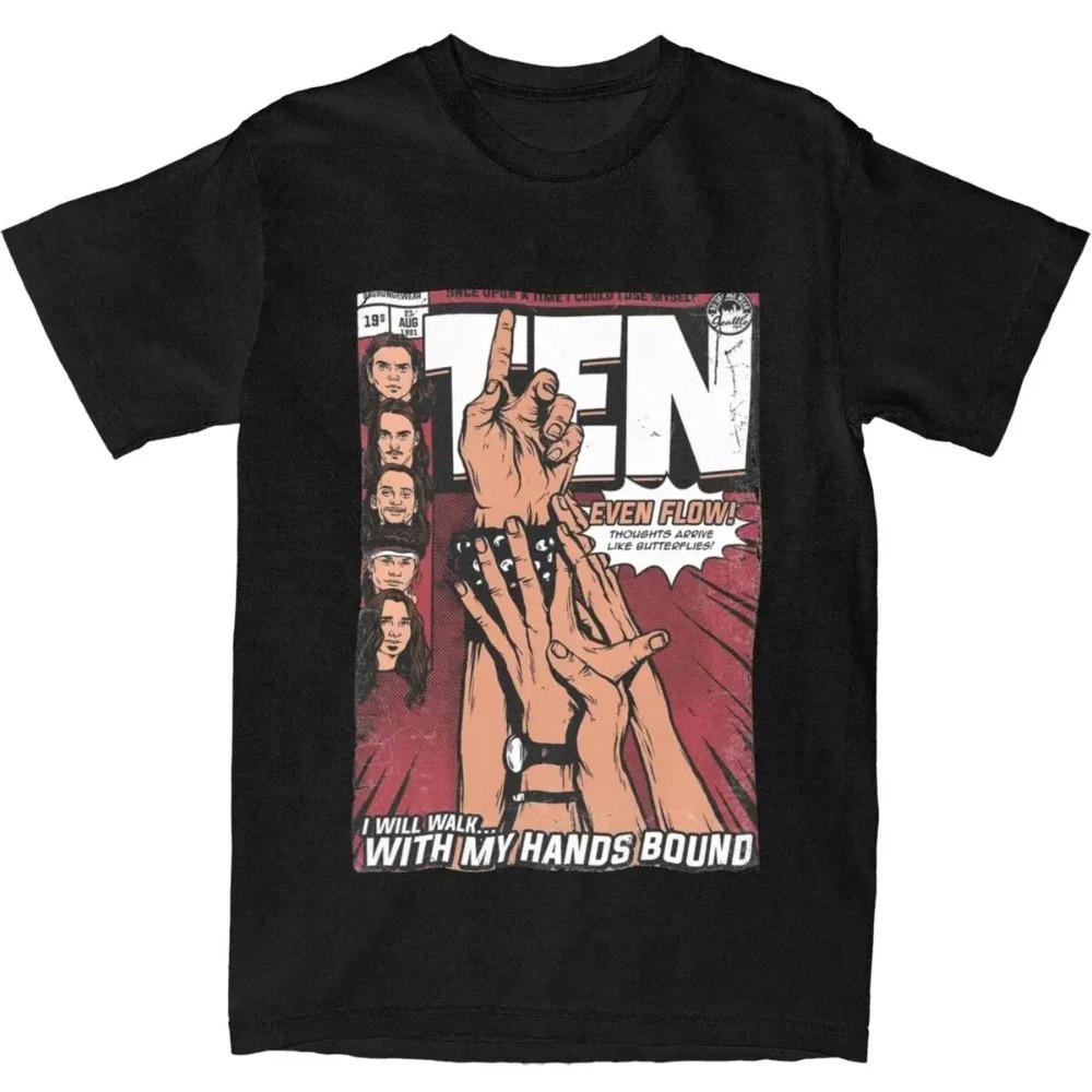 Мужская Женская Десятый Студийный Альбом Pearl Jam Графическая Футболка Мерч Винтажная Футболка Футболка Одежда Все Сезоны