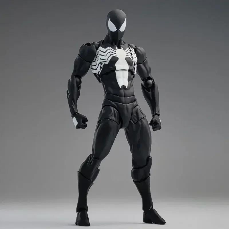 2026 В наличии Игрушка-лизун Алый Паук Кейн Паркер Фигурка - Черно-красный Человек-паук Симбиот Аниме Коллекционная Подарочная Игрушка
