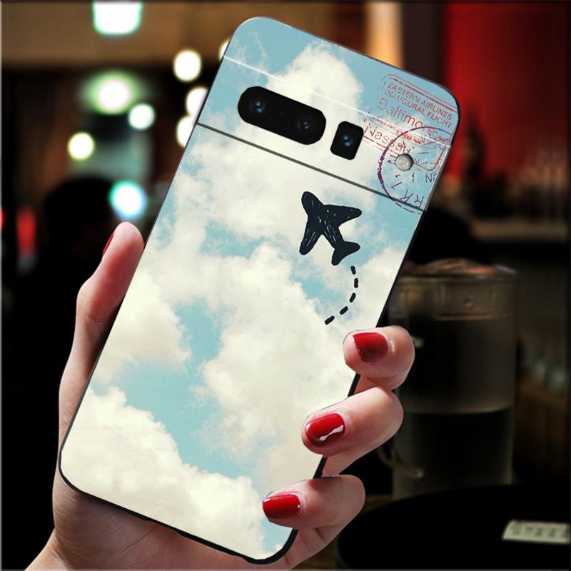 Aircraft Airplane fly travel cloud Plane Phone Case For Google Pixel 10 Pro 9 Pro XL 9A 8 7 6 Pro Pixel 8A 7A 6A Pixel 8 7 6 5