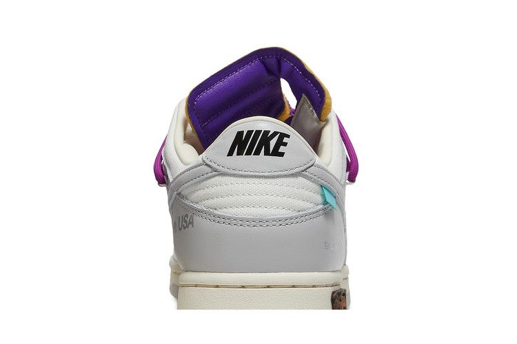 Men's Sneakers Nike Dunk Low Off-White Lot 28 Sail/Neutral Grey-Hyper Violet