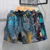 Plus Size Big Tall Men's Summer Beach Athletic Shorts Loose-Fit Casual Comfort Fashionable