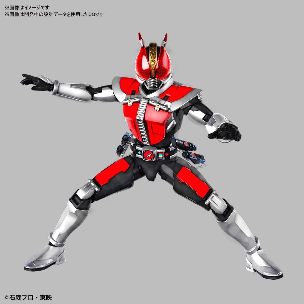 Стандартная форма меча Kamen Rider Den-O с ростом фигуры и платформа Пластиковая модель с цветовой кодировкой