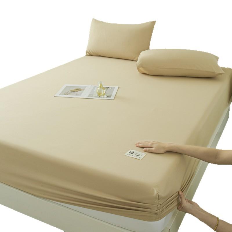 1 Pack Soft Breathable Fitted Sheet Washable Comfortable Bottom Sheet for Bed Mattress Cover of Home Bedding Sleep Essentials