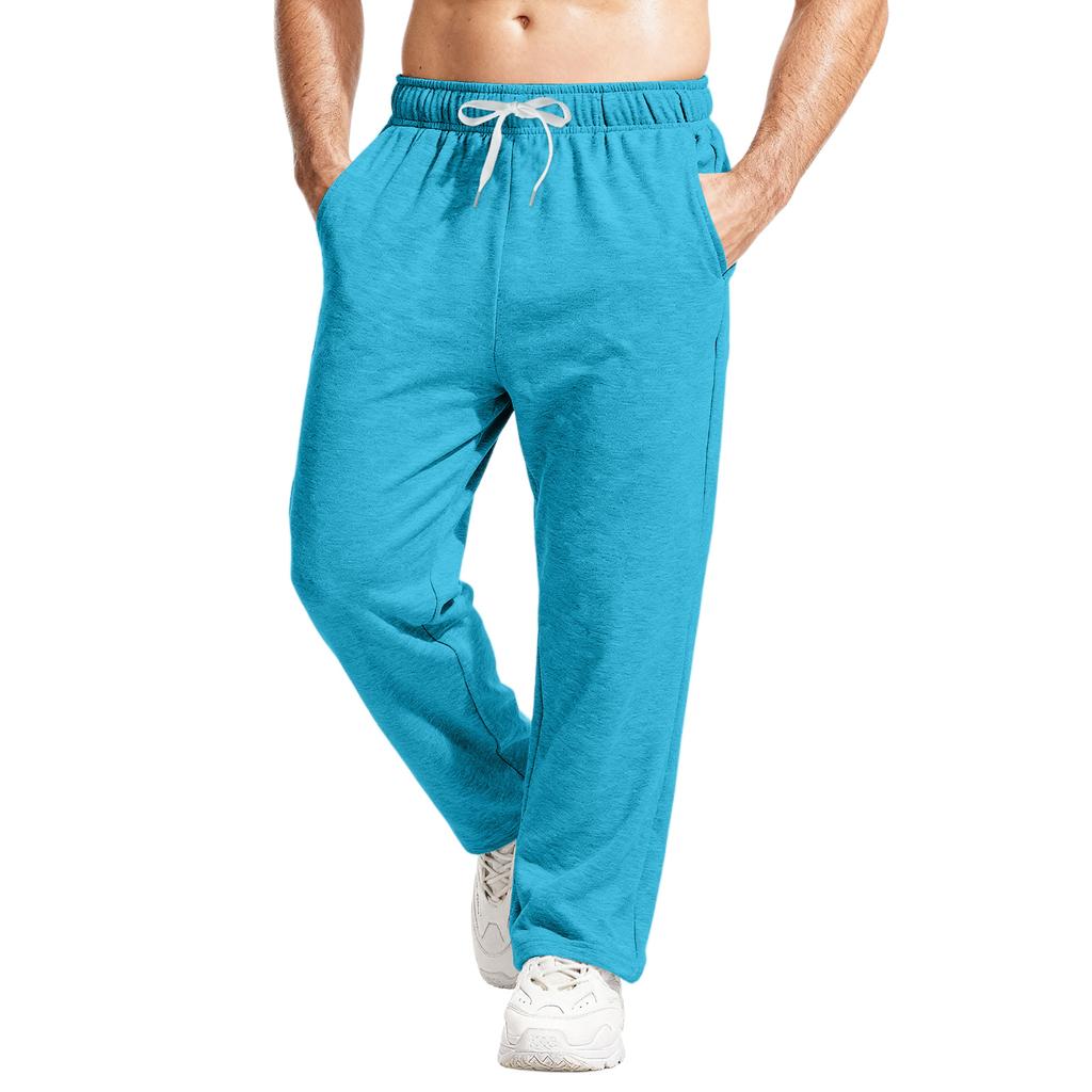 Men's Relaxed-Fit Casual Sweatpants With Stretch Waistband And Drawstring Yoga Pants