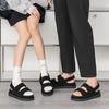 2024 2024 New Cow Suede Women Platform Sandals Summer High-quality Casual Ladies Outdoor Beach Shoes Zapatos De Mujer Couple Shoes