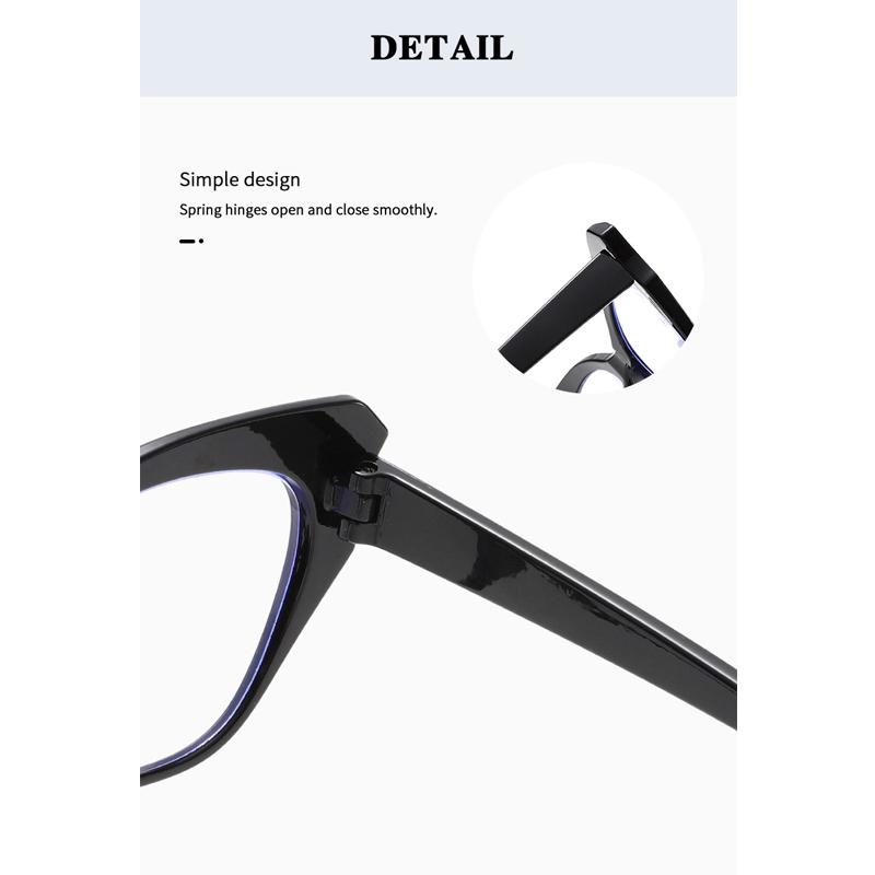 Женские очки для чтения «кошачий глаз» с защитой от синего света и коррекцией дальнозоркости