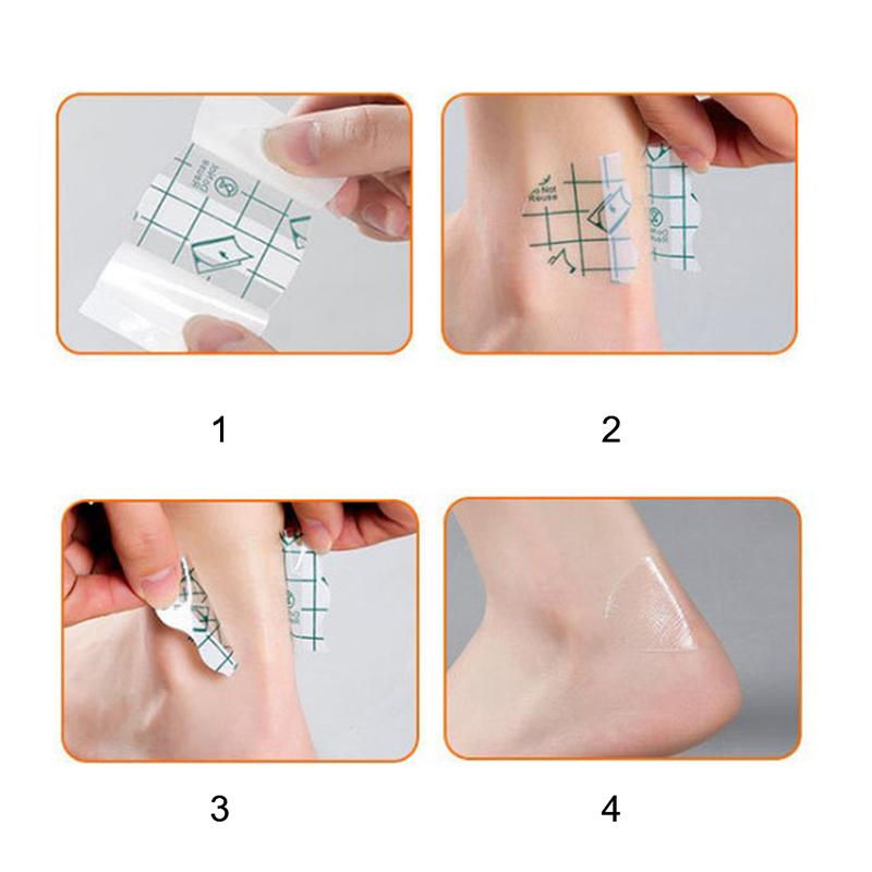 10 шт. наклейка для ухода за ногами, пятка, подошва, наклейка, патч, водонепроницаемая, невидимая кожа