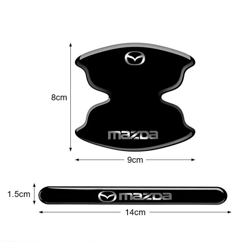 Anti-Scratch Door Handle Bowl Protector Film Anti-collision for Mazda CX-30 CX-5 CX-50 Car Exterior Decoration