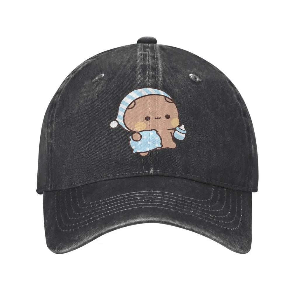 Кепка-бейсболка DuDu Bear going to sleep Повседневная для унисекс Подростков Лето с BuBu Panda Охота Кемпинг Тракерская кепка Уличная кепка