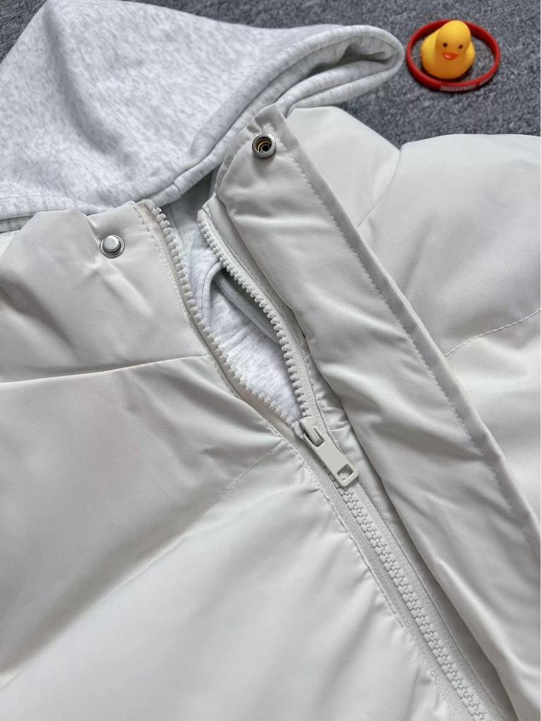 Unisex Plus Size Stand Collar Winter Fashion Printed Down Cotton Vest Jacket