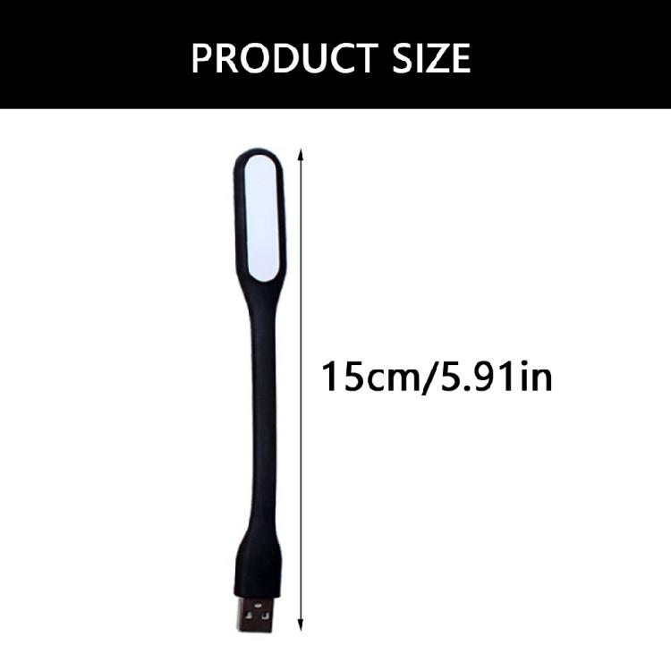 Гибкая USB-лампа LED на гибкой ножке, портативная, для ухода за глазами, ночник, совместимость с Power Bank и настольным компьютером