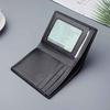 Мужской кошелек Короткий вертикальный ультратонкий кошелек Пакет банковских карт Маленький кошелек
