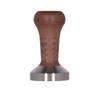 58mm Calibrated Pressure Wood Coffee Tamper Espresso Elastic Powder Compactor 304 Stainless Steel Coffee Powder Hammer
