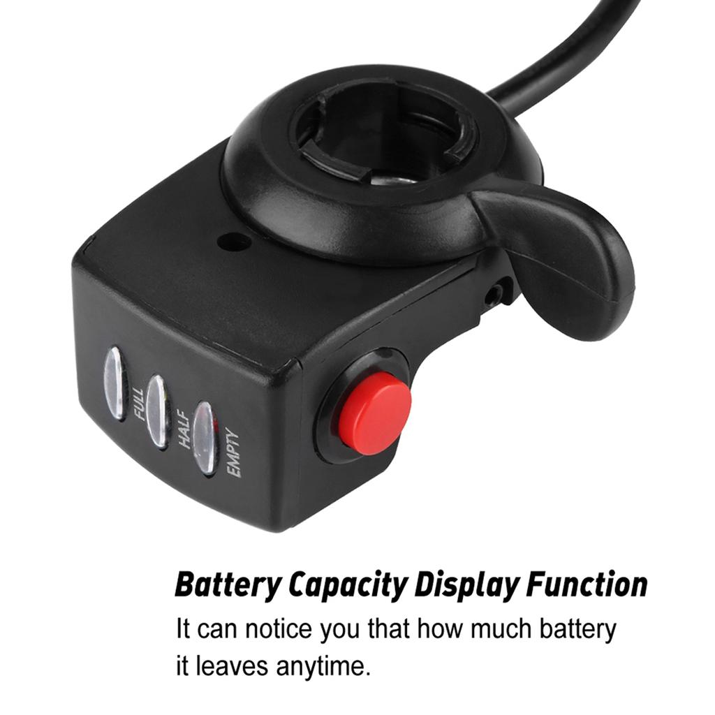 36 В регулятор скорости поворотный большой палец дроссельная заслонка в сборе для электровелосипеда