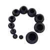 10PCS Black High Temperature Resistant Silicone Rubber Plugs, Buckle Type Anti-collision Feet