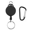 Retractable Badge Reel For Name Tag Card Metal Pull Retracting Key Chain Ring