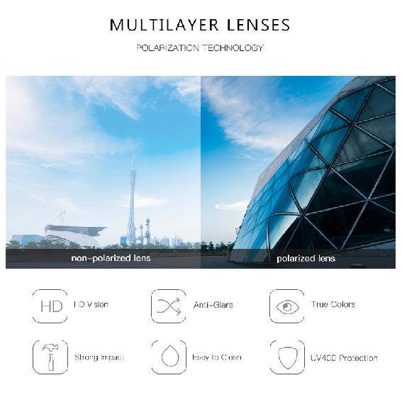 Classic polarized sunglasses, retro round-frame design, available in multiple colors, stylish sunglasses for men and women, model 801