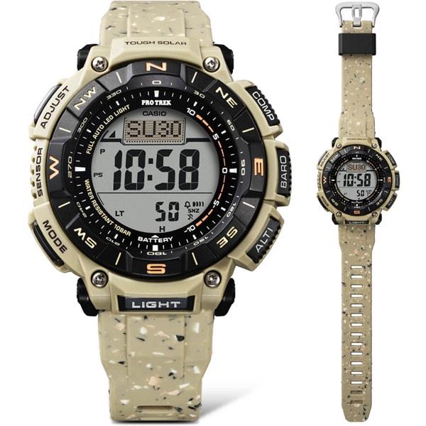 Casio Men's PRO TREK PRG-340SC-5JF [PRO TREK Climber Line] Round Watch Resin *Biomas Plastic
