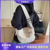 Large Capacity Lightweight Cloth Bag Women's New Leisure Sports Messenger Bag Commuting To Work Shoulder Dumpling Bag