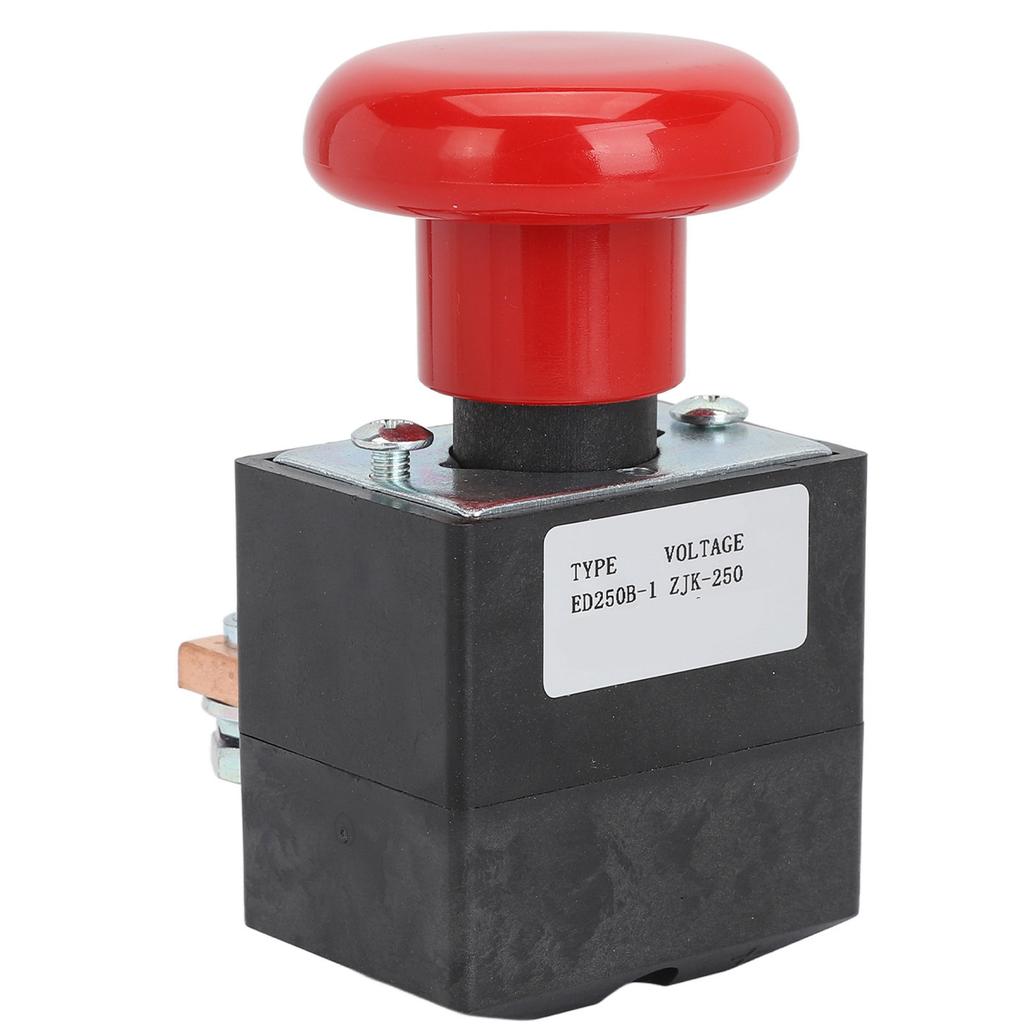 Emergency Push Button Switch DC80V Reliable Emergency Stop Switch Replacement for Albright Electric Stacker Forklift
