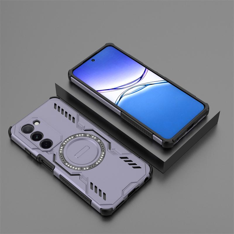 For Oppo A5 4G Case Oppo A5 4G Global Anti-knock Magnetic Adsorption Wireless Charge Back Cover For Oppo A5 4G Case 6.67 inch