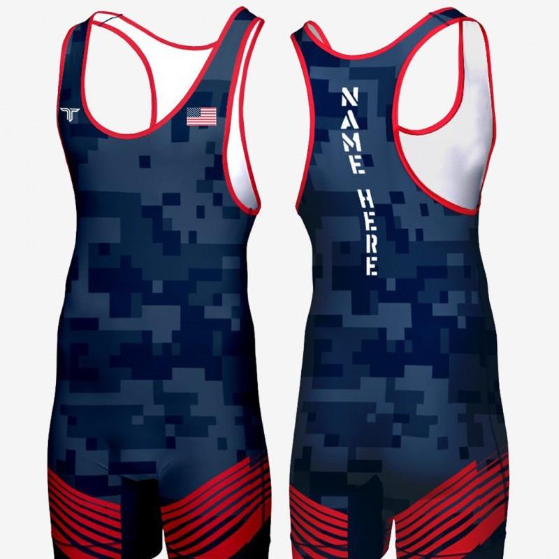 Mens Compression Wrestling Singlet Gym Workout Rash Guard Training Weightlifting Martial Arts