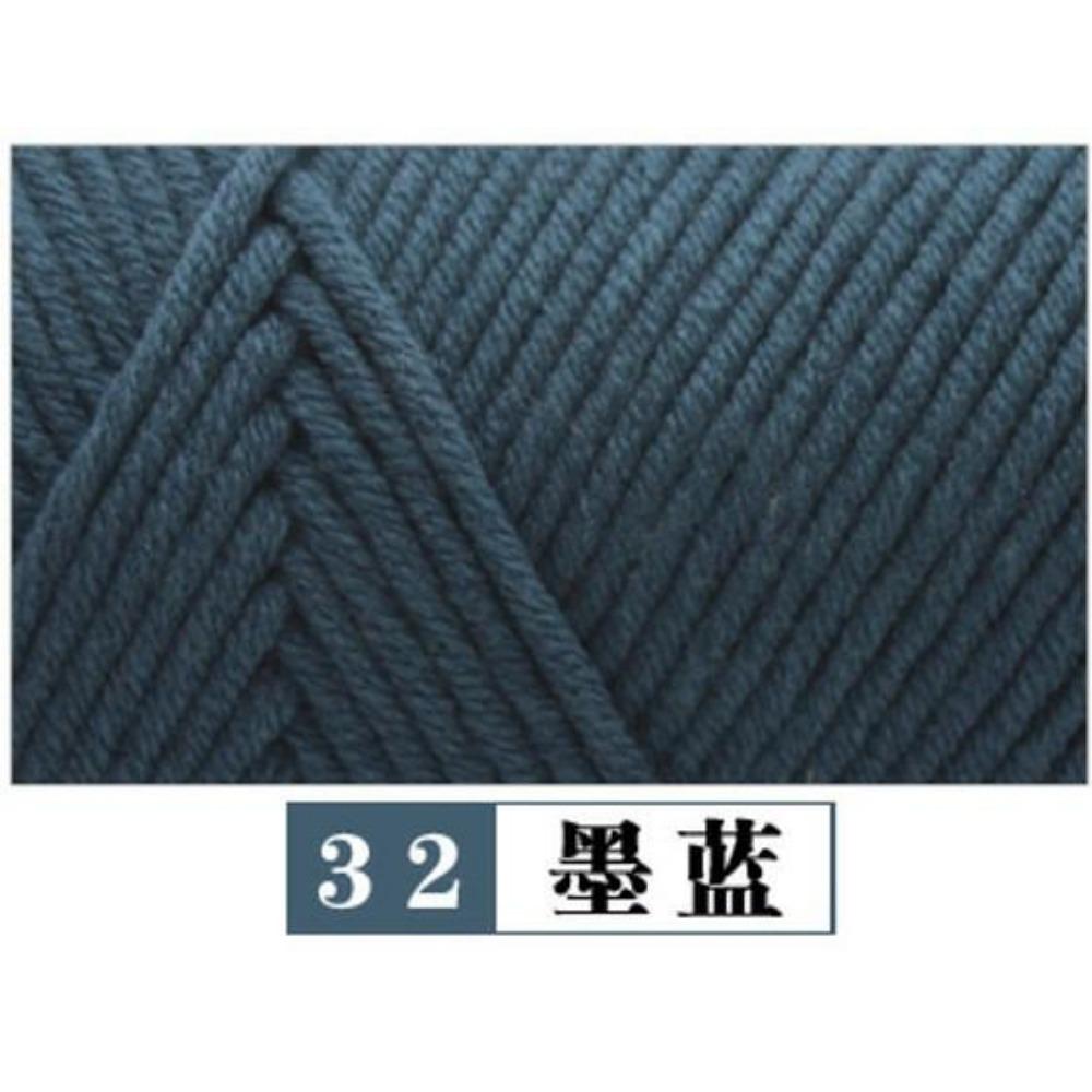 100 г Пряжа Pure Colour Lover Мягкая молочная хлопковая пряжа Шерстяная пряжа 8 сложений Нить для вязания шарфа Шерсть Ручная работа DIY Шарфы Подарок