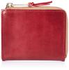 Himeji Horse Leather Zipper Compact Wallet Cordovan Wine Wine Red [Japan Factory] L-shaped Men's Women's JAW015-Wine