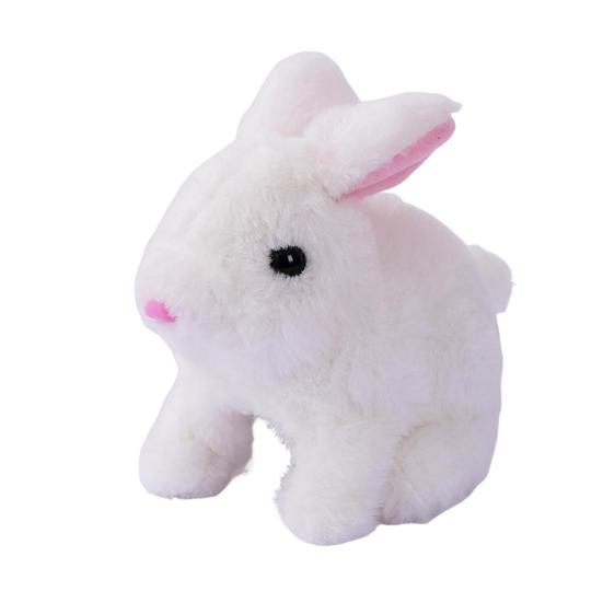 1 Set Kids Electronic Plush Dog Toy with Pet Care Accessories Walking Interactive Puppy Rabbit Cat Plushie Toy Toddlers Boys Girls Educational Toy