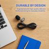 Black Wired Microphone Mini Amplified Microphone Durable Clip Microphone  Reporter