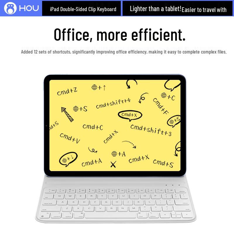 Houhou Ultra-thin Magnetic Keyboard Case for iPad
