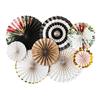 Paper Fan 8 Piece Set Flower Birthday Decoration Set Party Decoration Japanese Style Birthday/Anniversary/Wedding Etc. Celebration Ornament De