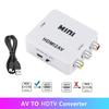 HDMI2AV HDMI-совместимый к AV RCA Адаптер HDMI-совместимый RCA AV CVSB LR Видео Композитный AV Скалер Конвертер Для HDTV Проектора