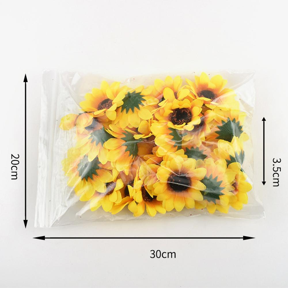 25шт искусственные головки подсолнечника свадьба домашний офис декор ремесла