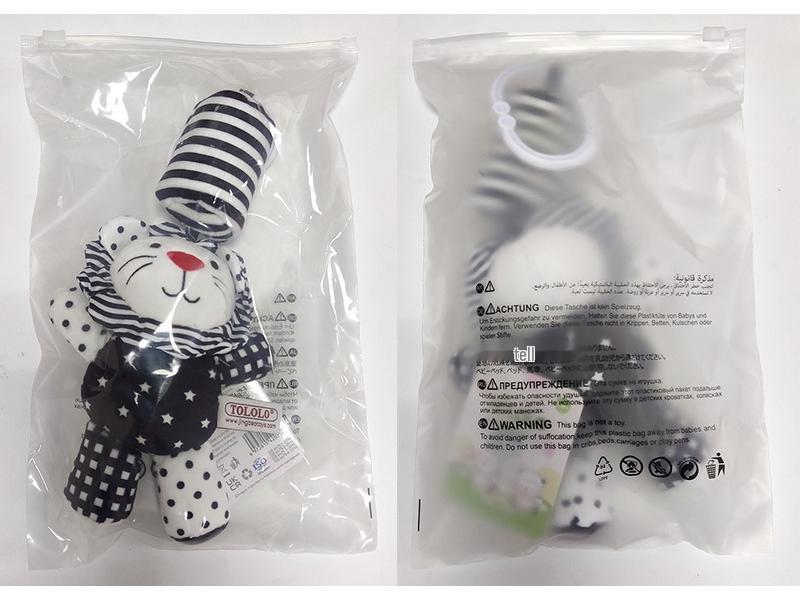 TOLOLO Детский мультяшный мобиль с животными, черно-белый