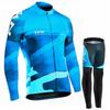 Spring, Autumn and Winter Long-sleeved Thin Velvet Bicycle Cycling Clothing Outdoor Road Cycling Equipment, Cycling Clothing