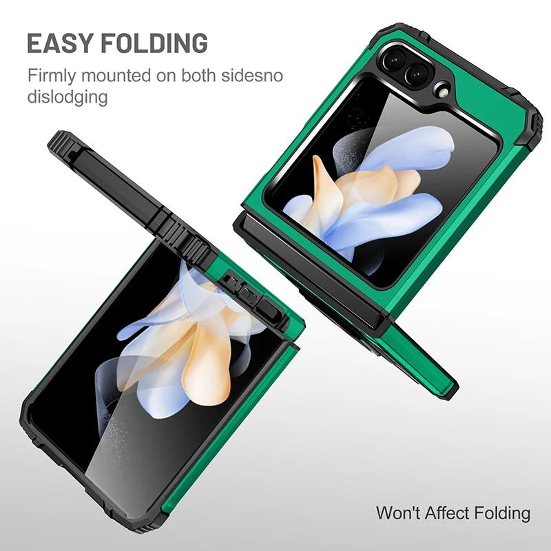 Для Samsung Z Flip5 flip6 flip 6 Противоударная Жесткая Крышка Чехол Funda для Samsung Galaxy Z Flip 5 Flip5 Zflip5 5G Сумка для Мобильного Телефона