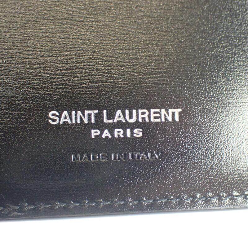 Saint Laurent 4856300SX0E1000 Визитница черный телячья кожа женская